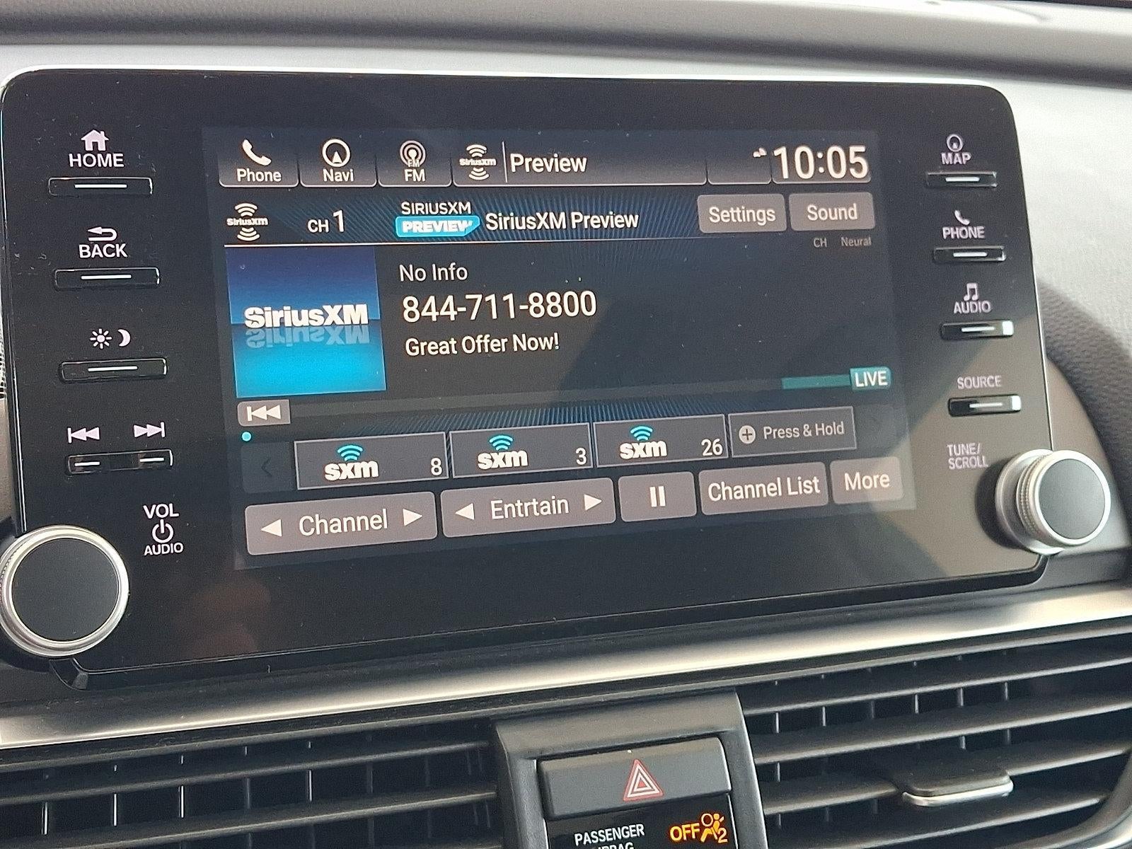 2018 Honda Accord Sedan Touring 2.0T Automatic