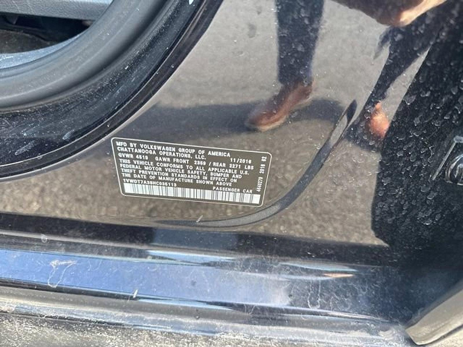 2017 Volkswagen Passat R-Line w/Comfort Pkg Auto