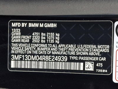 2024 BMW M2 M2 Coupe