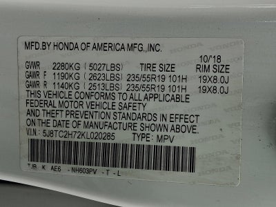 2019 Acura RDX AWD w/Advance Pkg