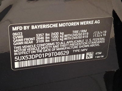 2023 BMW X3 xDrive30i Sports Activity Vehicle