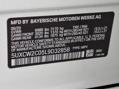 2020 BMW X7 xDrive40i Sports Activity Vehicle