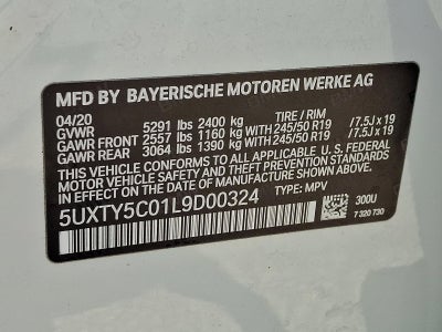 2020 BMW X3 xDrive30i Sports Activity Vehicle