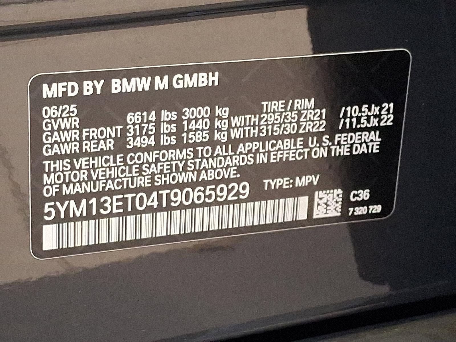 2026 BMW X5 M X5 M Competition AWD