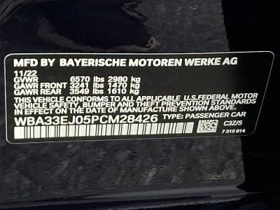 2023 BMW 760i xDrive Sedan