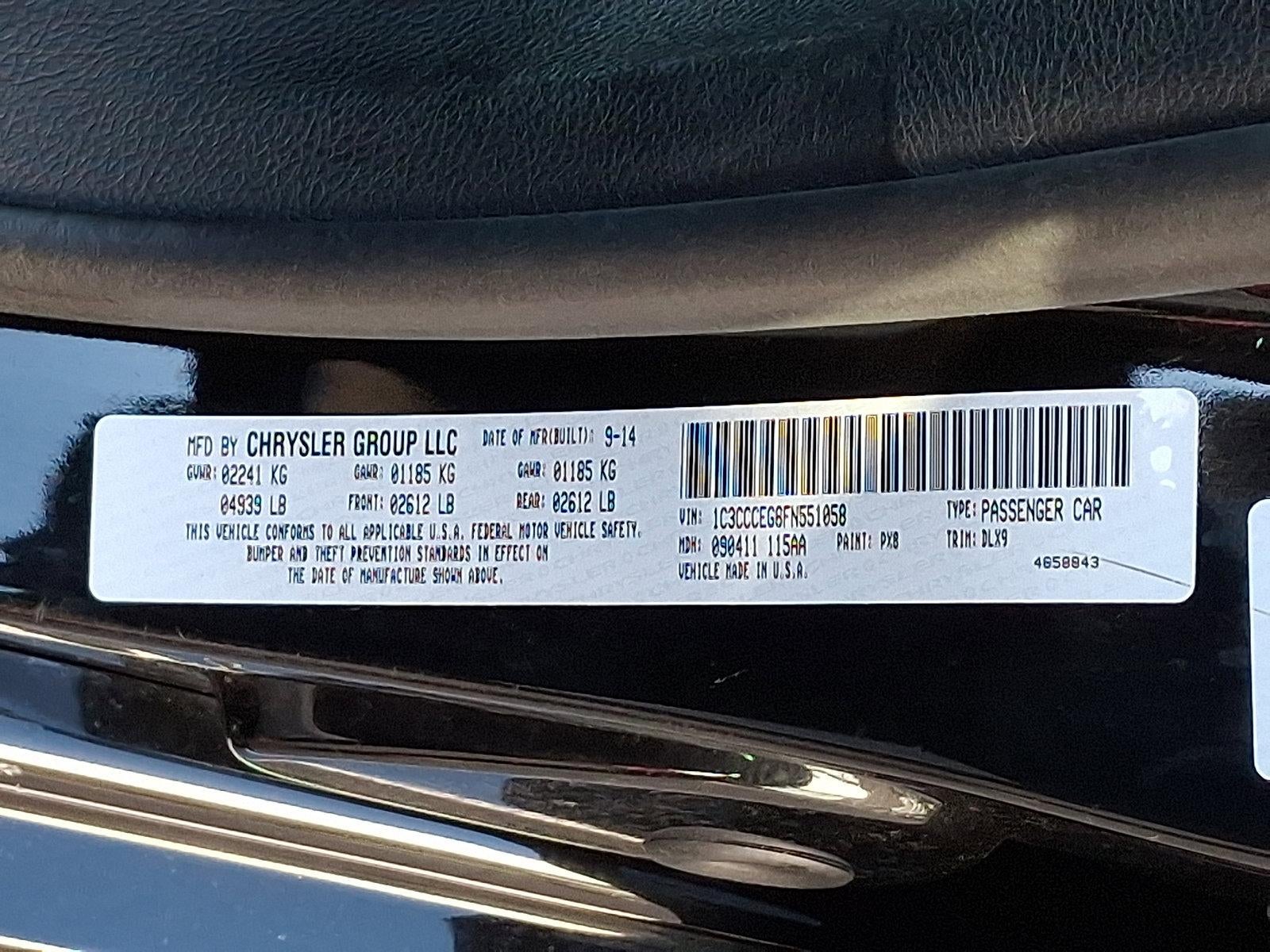 2015 Chrysler 200 4dr Sdn C AWD