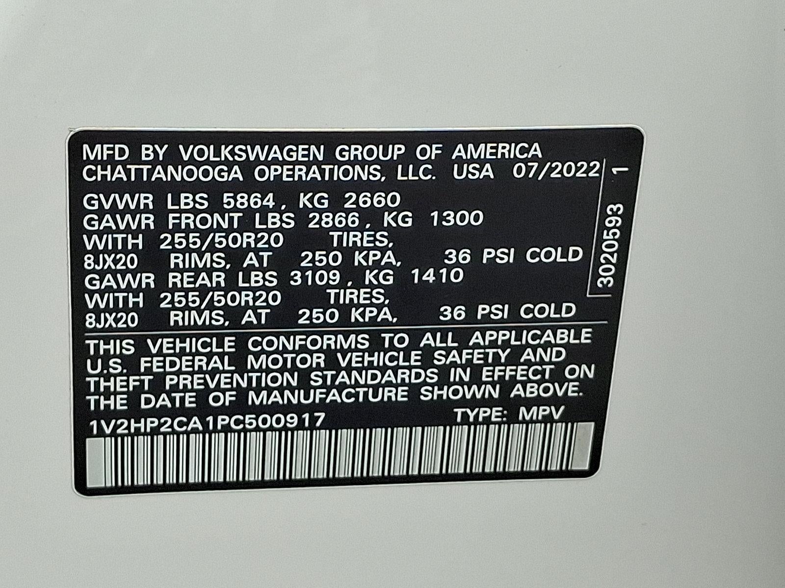 2023 Volkswagen Atlas 2.0T SE w/Technology 4MOTION