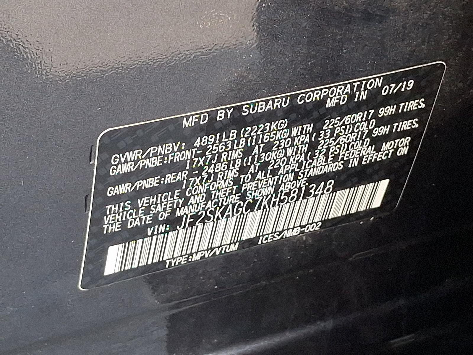 2019 Subaru Forester 2.5i Premium