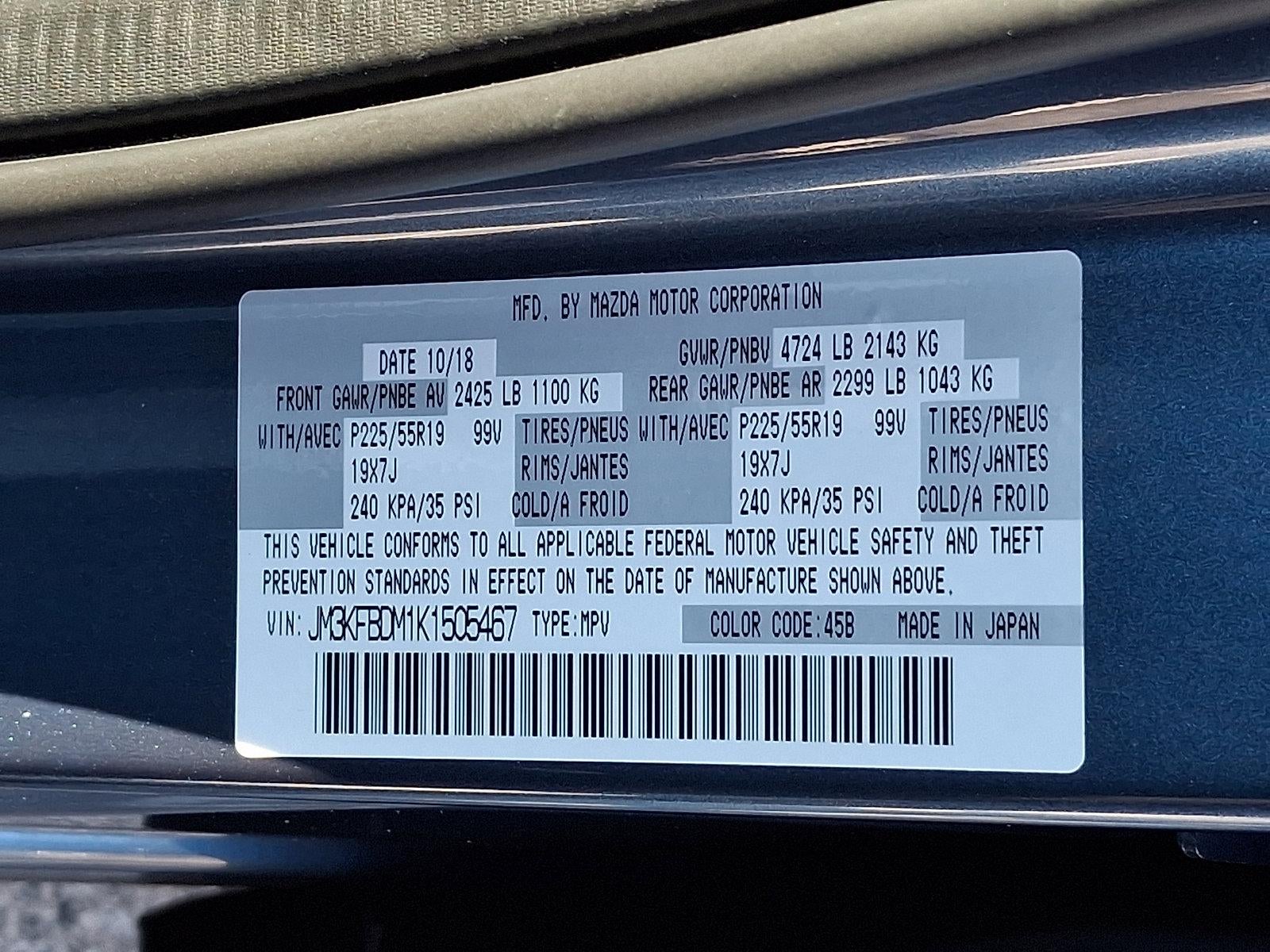 2019 Mazda Mazda CX-5 Grand Touring AWD