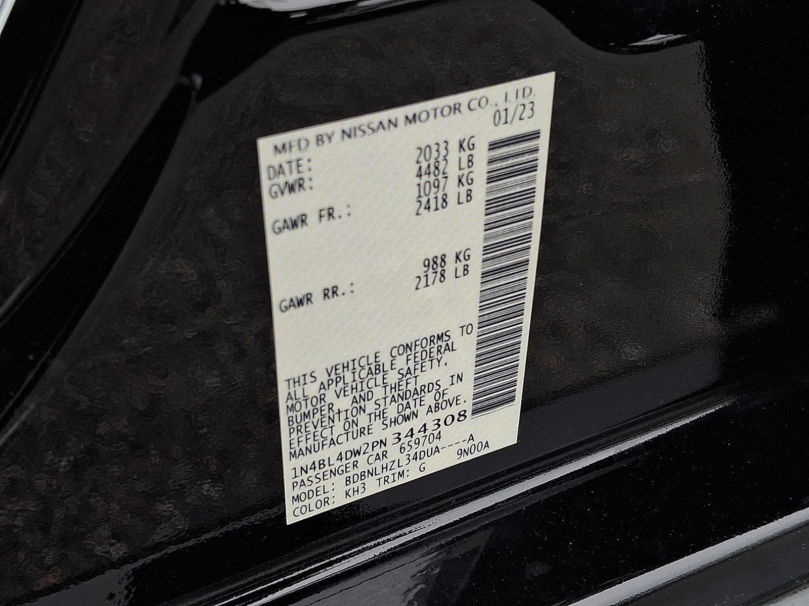 2023 Nissan Altima SV