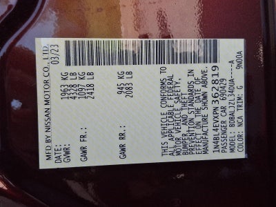 2023 Nissan Altima SL