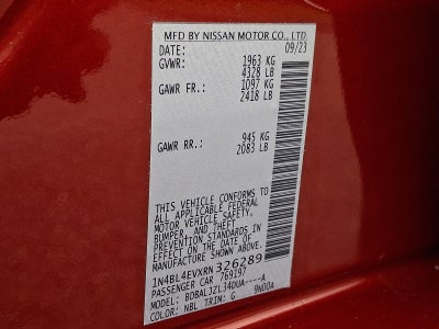 2024 Nissan Altima SL