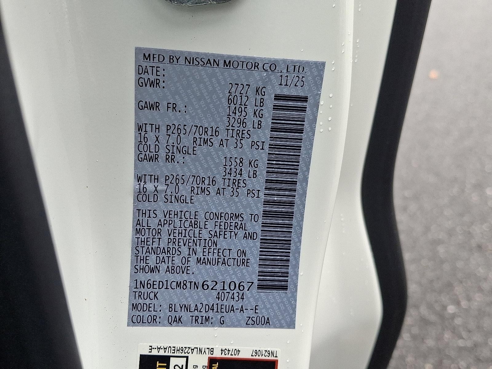 2026 Nissan Frontier King Cab® S