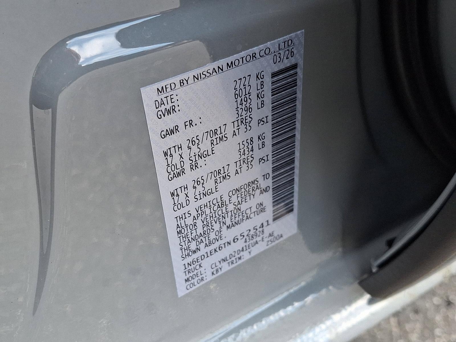 2026 Nissan Frontier Crew Cab PRO-4X®