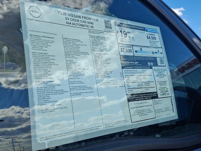 2026 Nissan Frontier Crew Cab SV