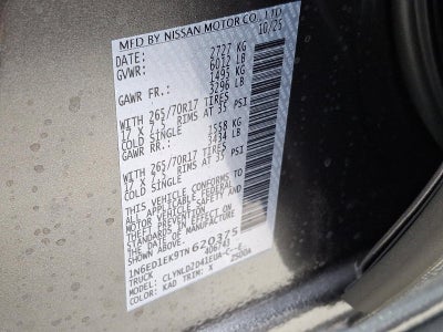 2026 Nissan Frontier Crew Cab PRO-4X®