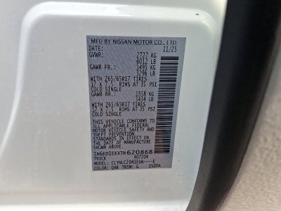 2026 Nissan Frontier Crew Cab SV