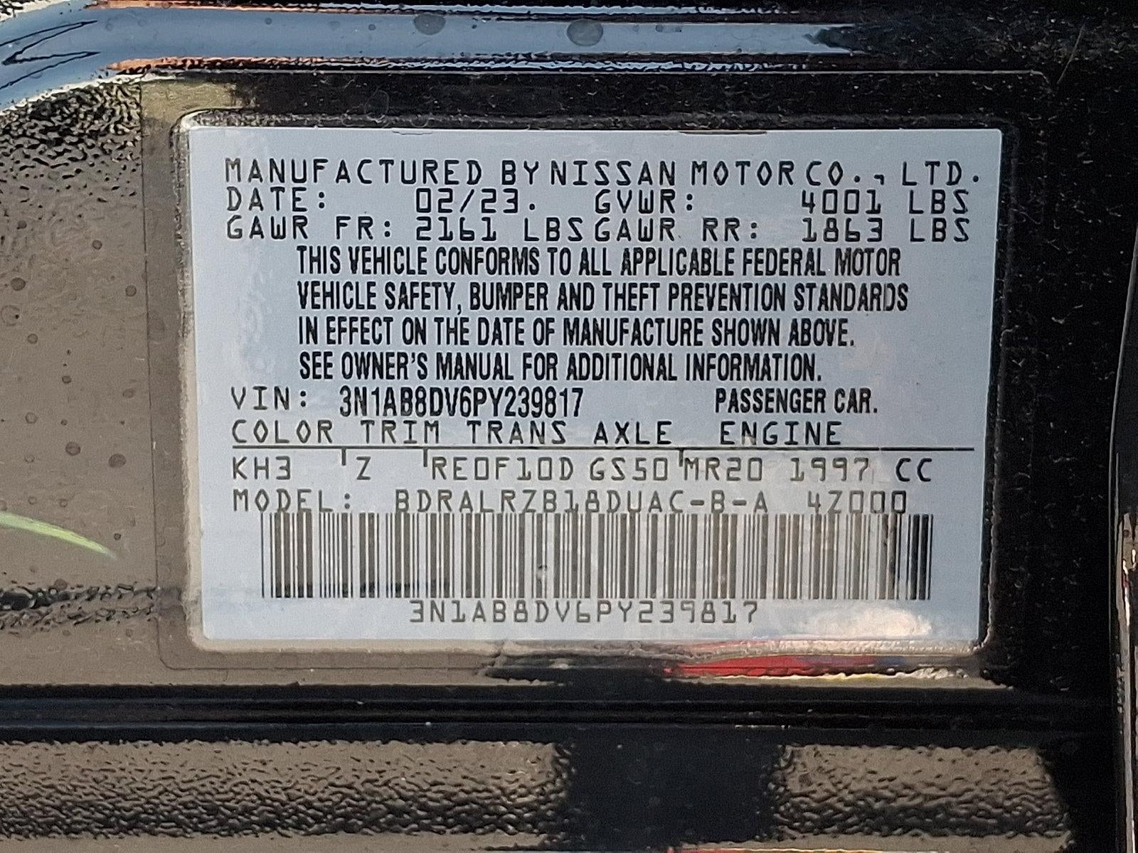 2023 Nissan Sentra SR