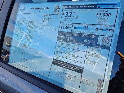 2026 Nissan Sentra S Sedan