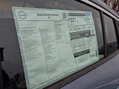 2026 Nissan Sentra SV