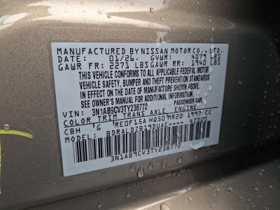 2026 Nissan Sentra SV