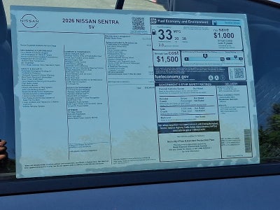 2026 Nissan Sentra SV