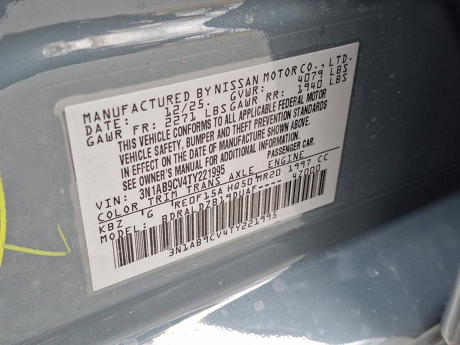 2026 Nissan Sentra SV