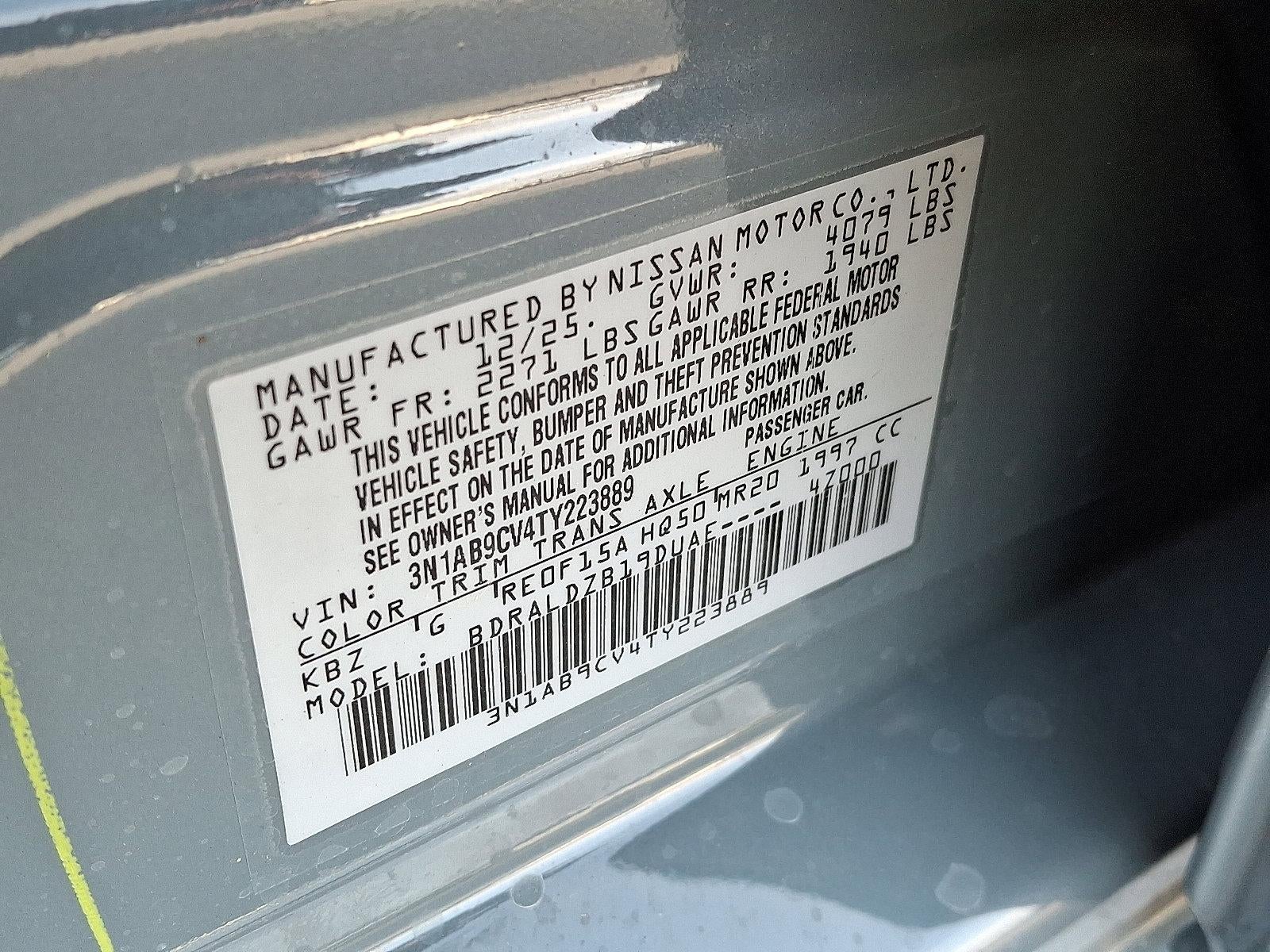 2026 Nissan Sentra SV