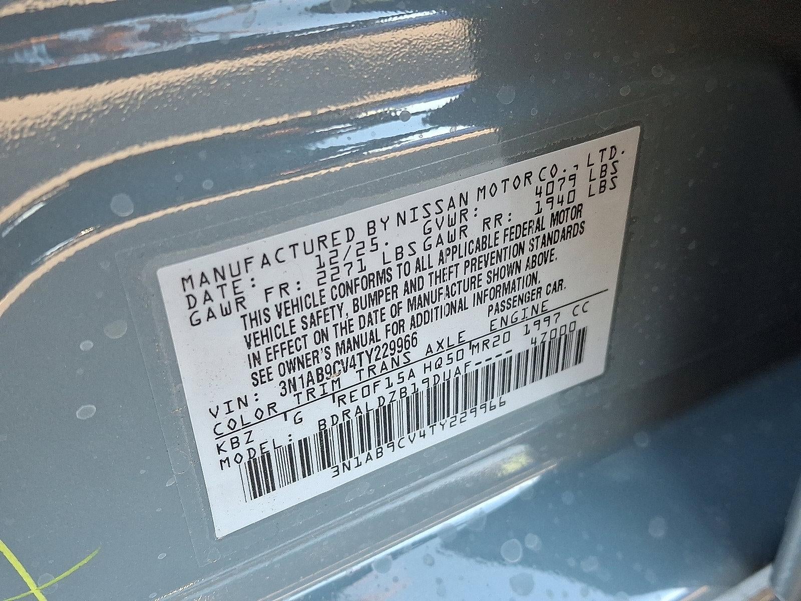 2026 Nissan Sentra SV