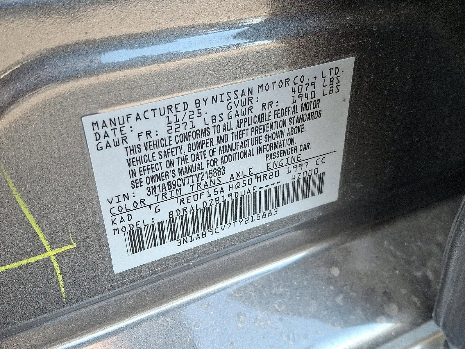 2026 Nissan Sentra SV