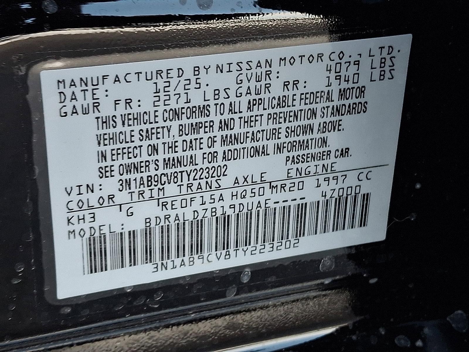 2026 Nissan Sentra SV