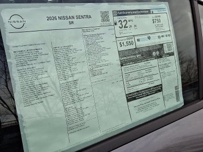 2026 Nissan Sentra SR