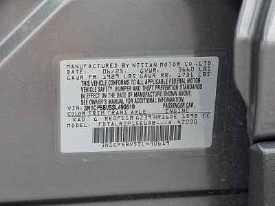 2025 Nissan Kicks Play S FWD