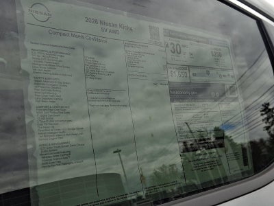2026 Nissan Kicks SV