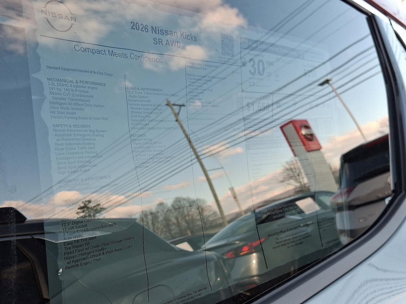 2026 Nissan Kicks SR