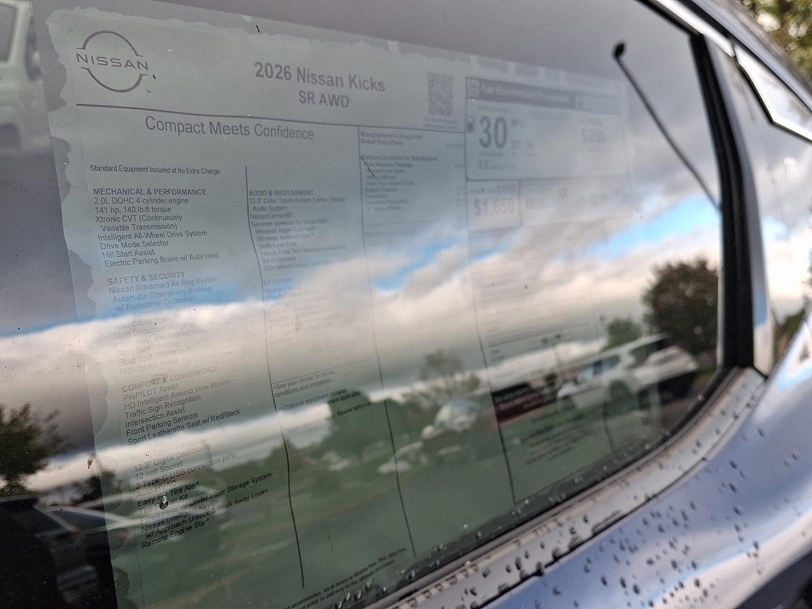 2026 Nissan Kicks SR