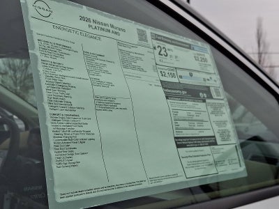 2026 Nissan Murano Platinum