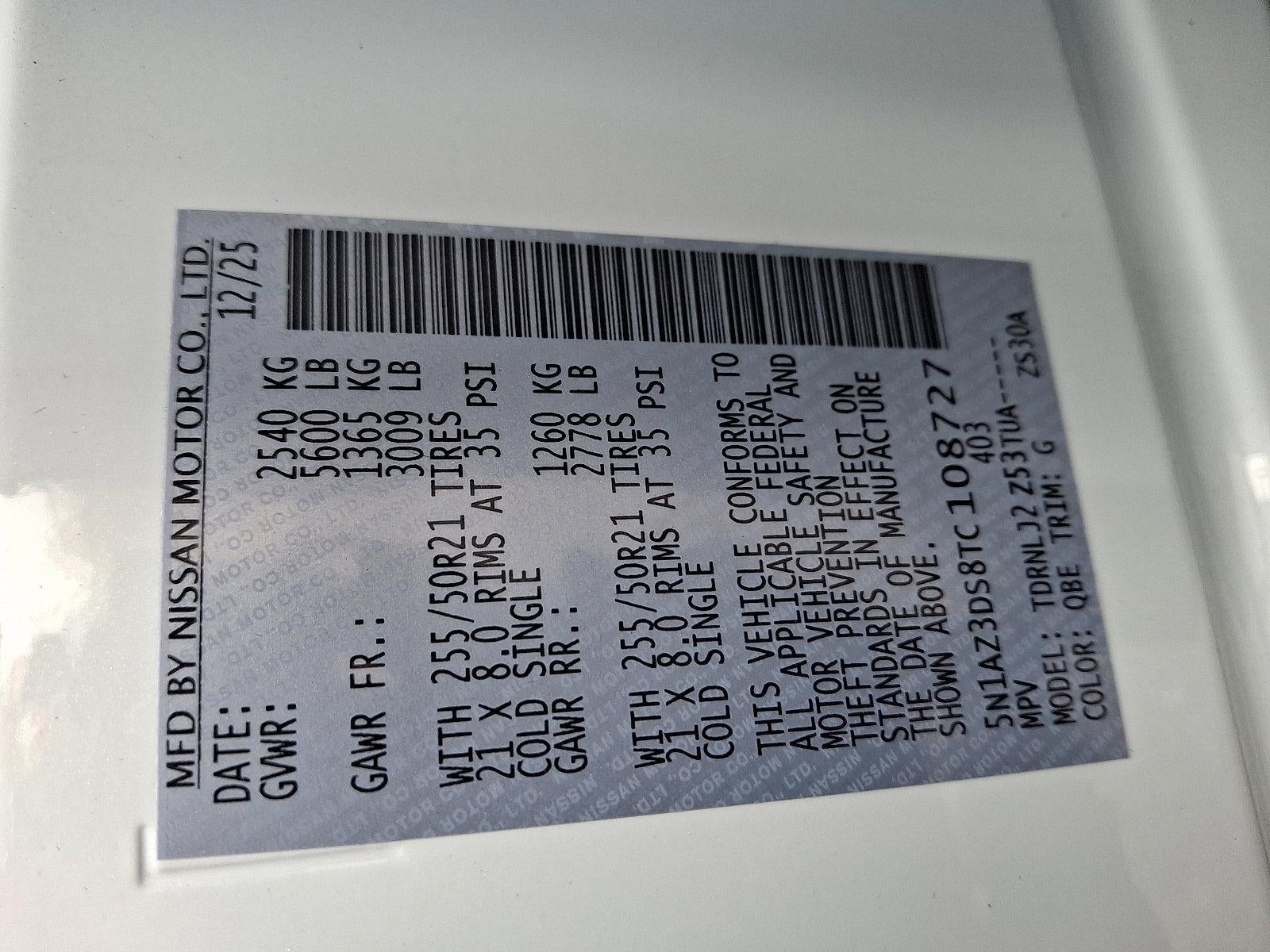 2026 Nissan Murano Platinum