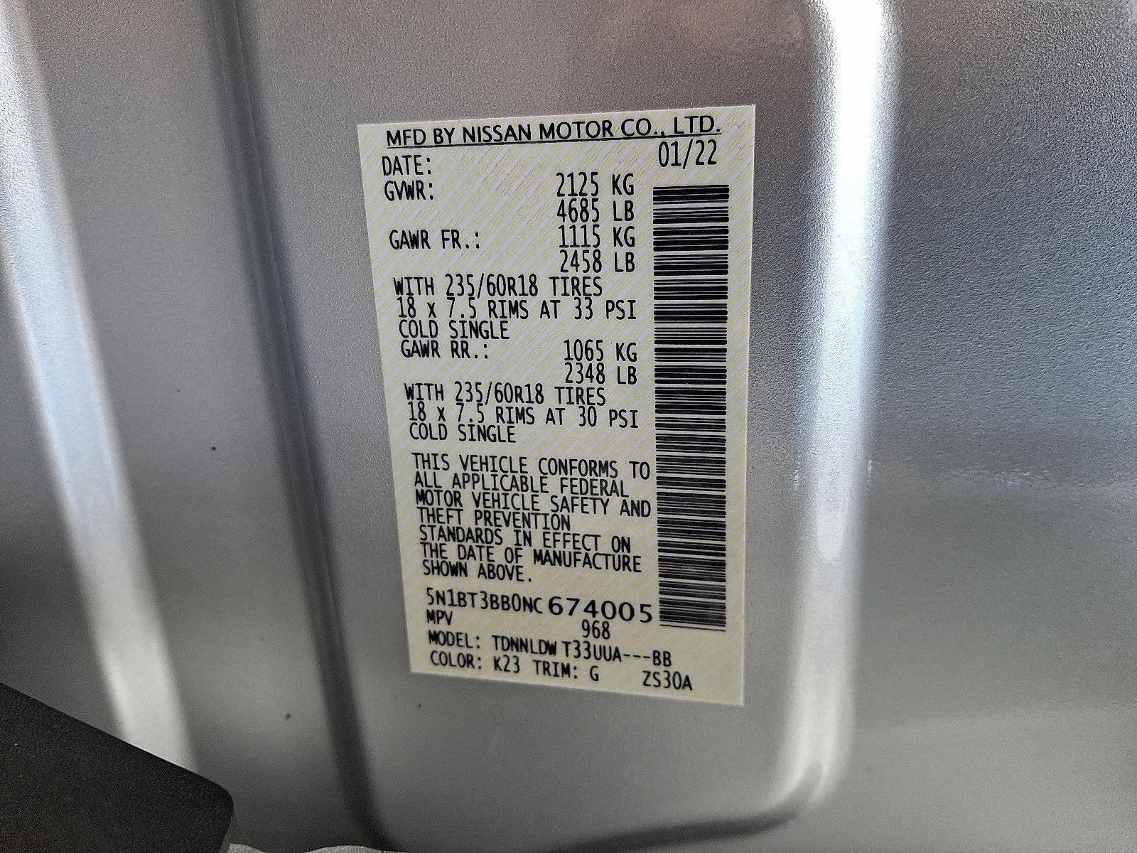 2022 Nissan Rogue SV