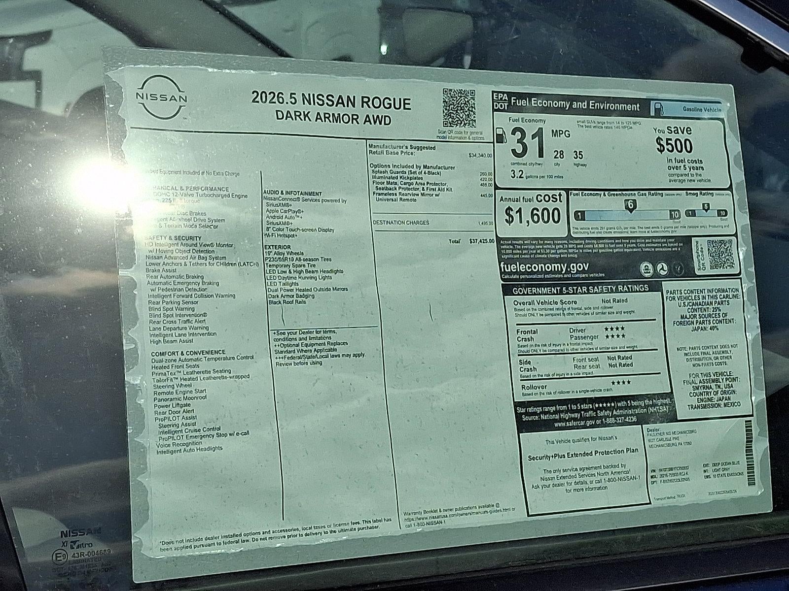 2026 Nissan Rogue Dark Armor™