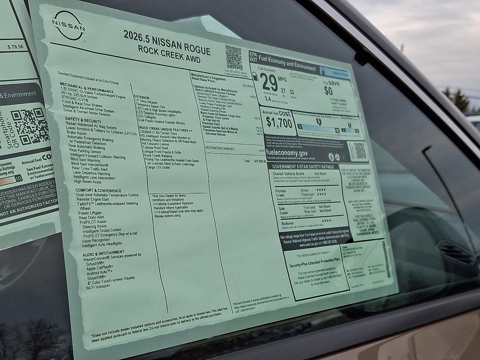 2026 Nissan Rogue Rock Creek®