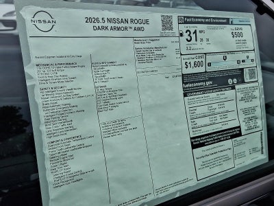 2026 Nissan Rogue Dark Armor™