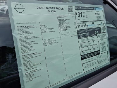 2026 Nissan Rogue SV