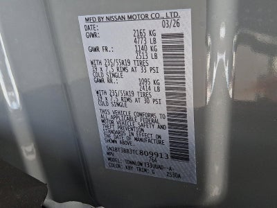 2026 Nissan Rogue Dark Armor™