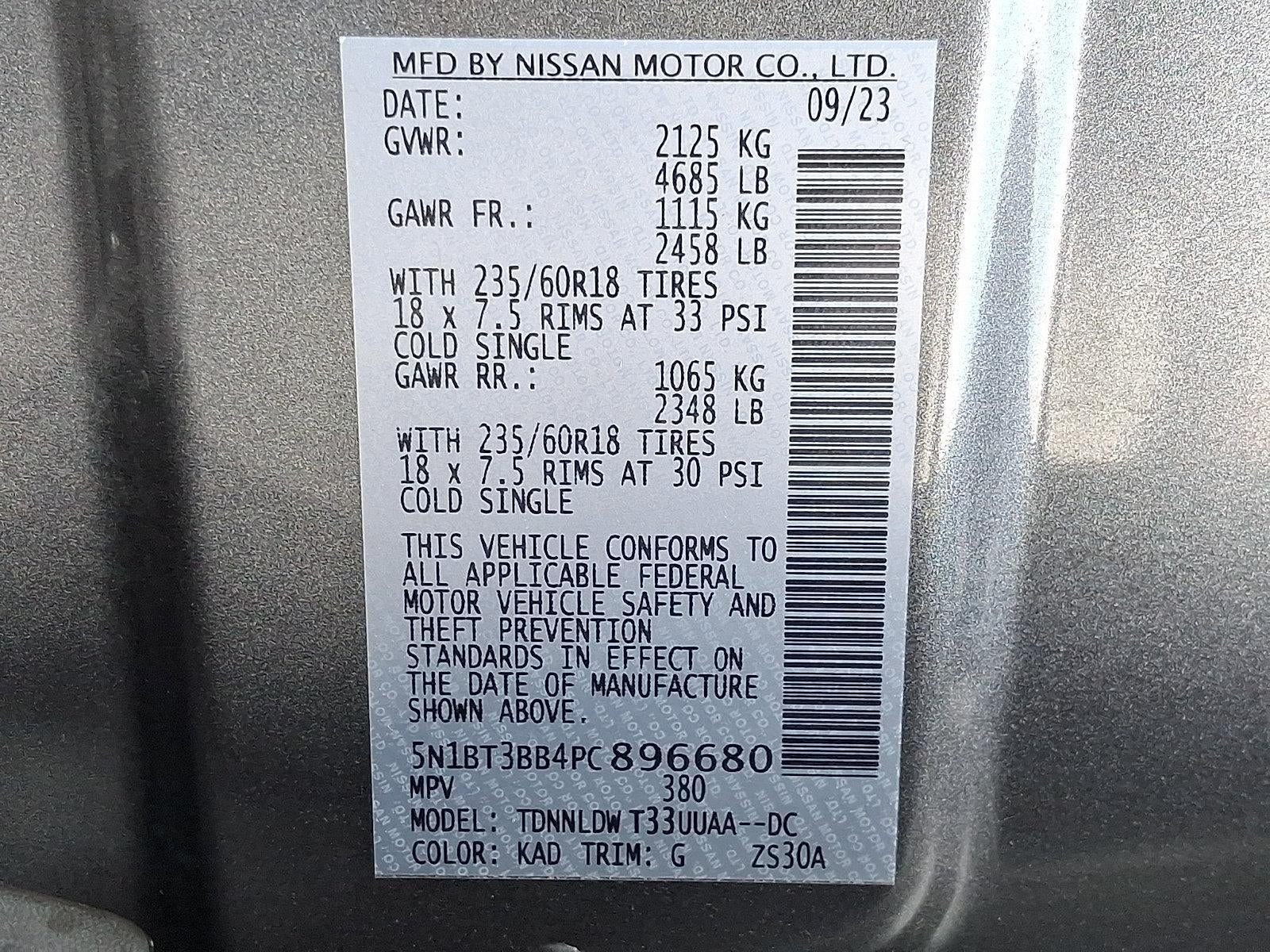2023 Nissan Rogue SV
