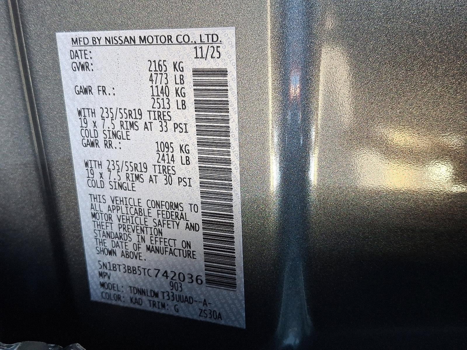 2026 Nissan Rogue 2026.5 AWD Dark Armor