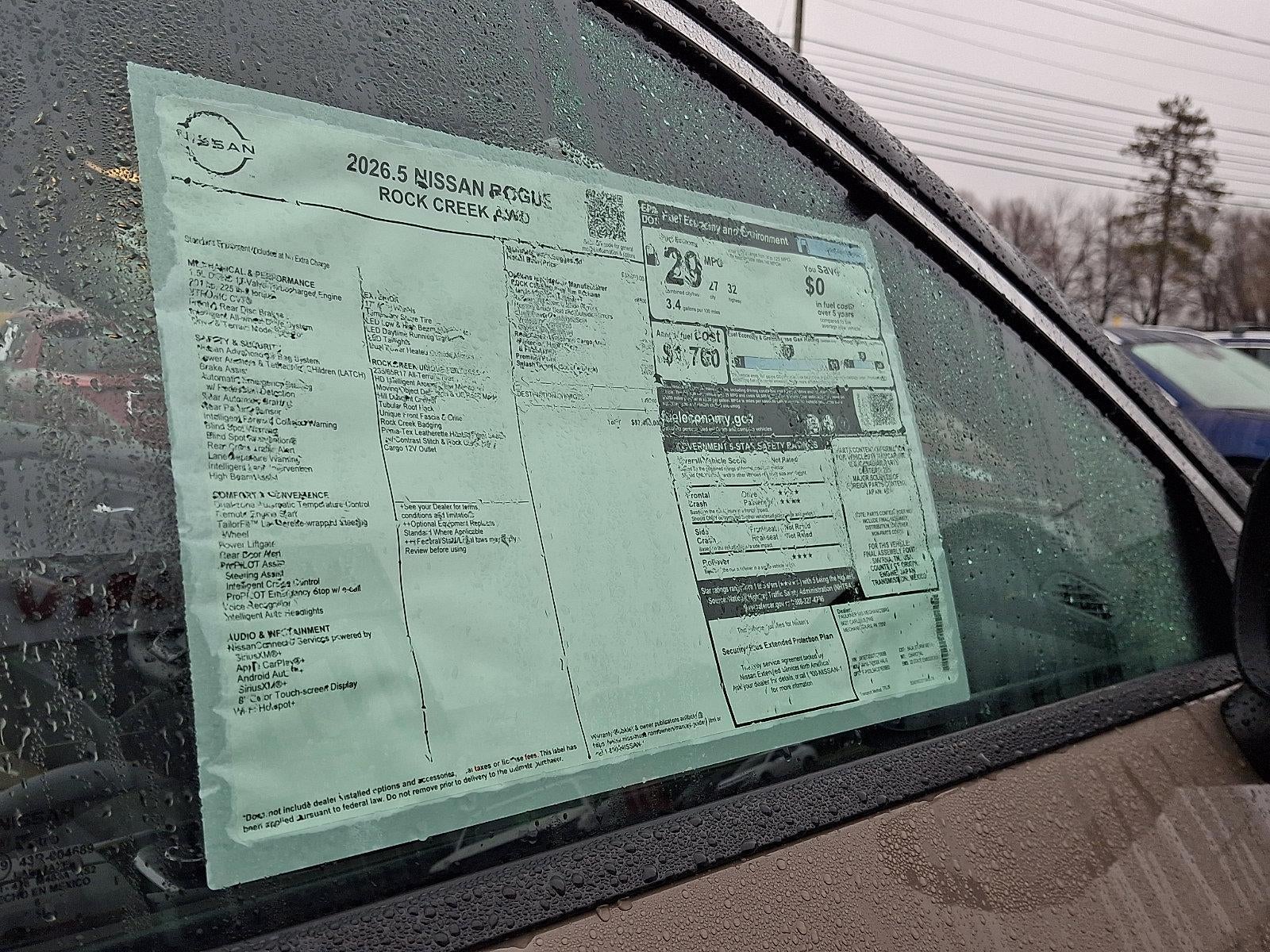 2026 Nissan Rogue Rock Creek®