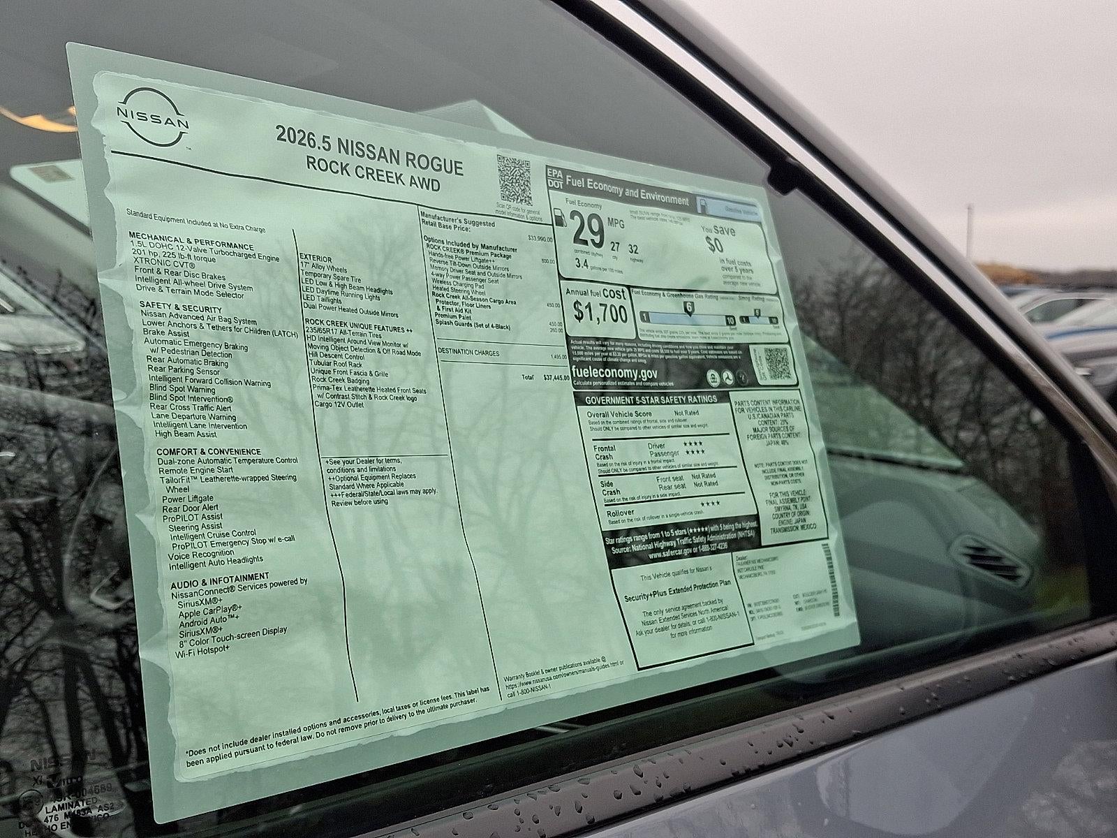 2026 Nissan Rogue Rock Creek®