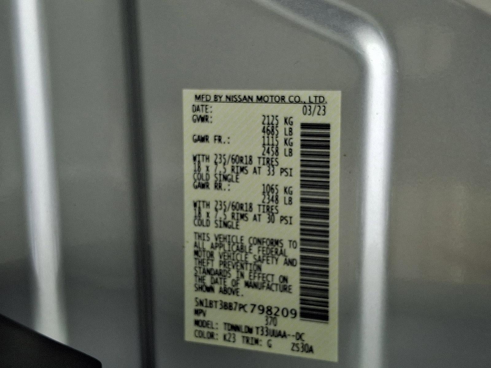 2023 Nissan Rogue SV