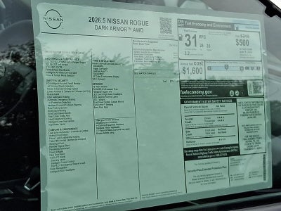 2026 Nissan Rogue Dark Armor™
